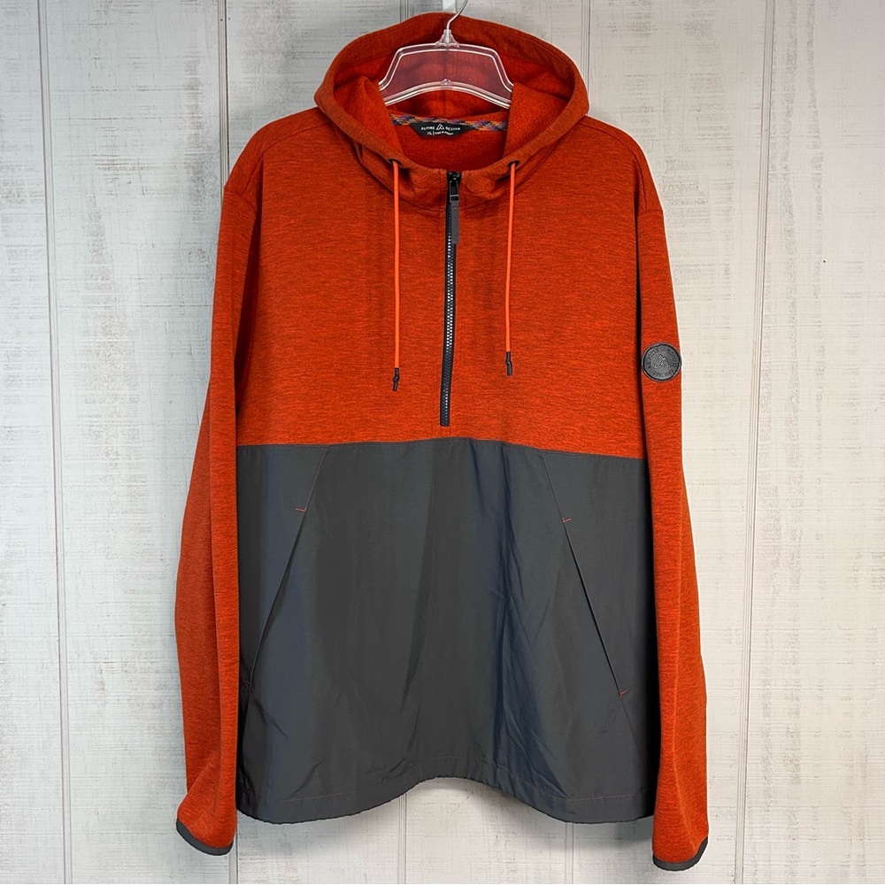 Alpine Design Pullover‎ Hoodie XL Half Zip Lightweight Pocket Gorpcore Outdoors